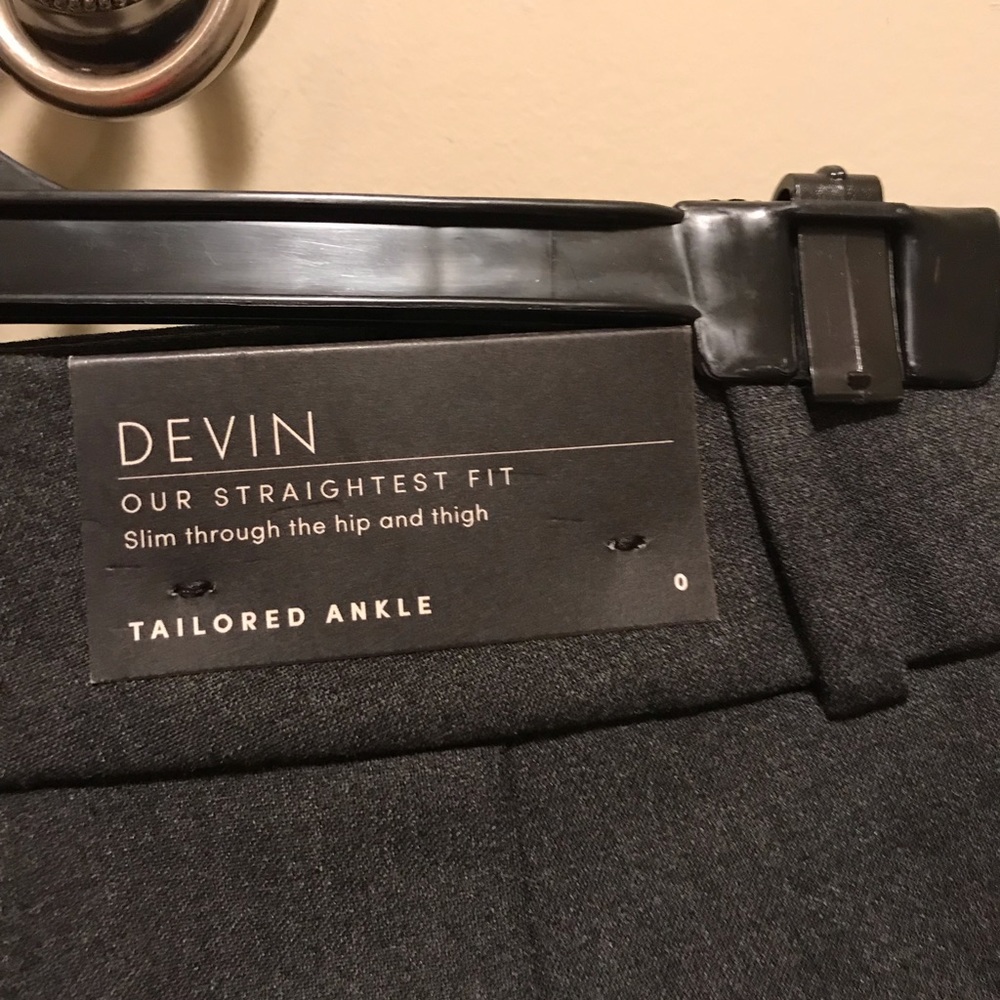 NWT AnnTaylor Devin fit charcoal slacks size 0